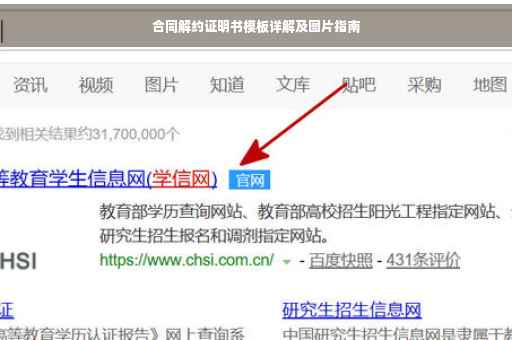 合同解约证明书模板详解及图片指南
