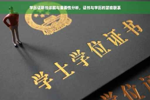 学历证明书详解与重要性分析，证书与学历的紧密联系