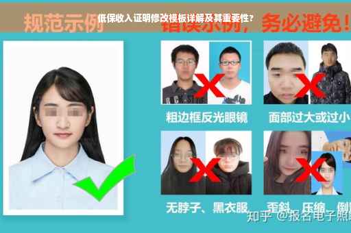 低保收入证明修改模板详解及其重要性?