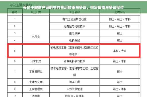 天价小院财产证明书的背后故事与争议，撰写指南与争议探讨