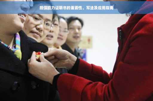 担保能力证明书的重要性、写法及应用指南