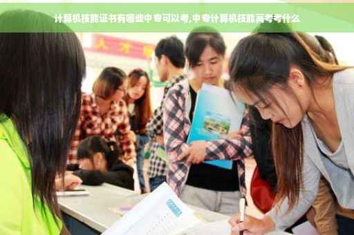 计算机技能证书有哪些中专可以考,中专计算机技能高考考什么