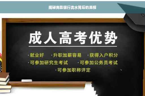 揭秘南昌银行流水背后的真相