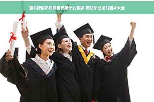 登机牌的不同颜色代表什么意思-南航毕业证书图片大全