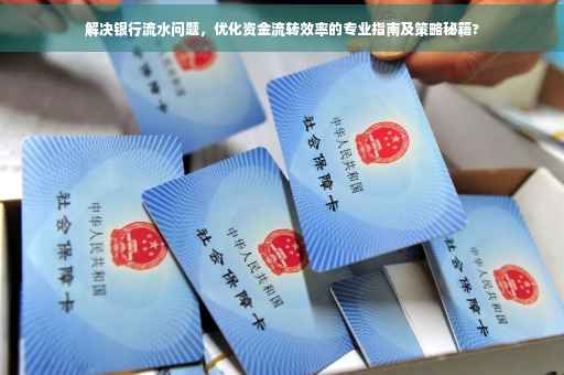 解决银行流水问题，优化资金流转效率的专业指南及策略秘籍?