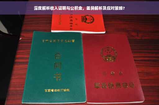 深度解析收入证明与公积金，差异解析及应对策略?