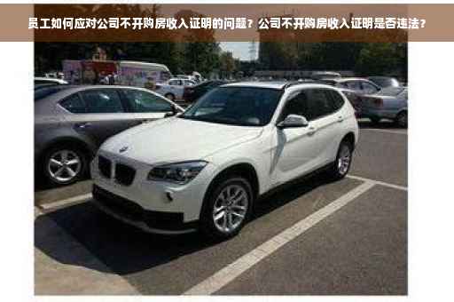 员工如何应对公司不开购房收入证明的问题？公司不开购房收入证明是否违法？