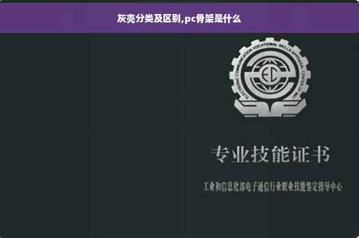 灰壳分类及区别,pc骨架是什么
