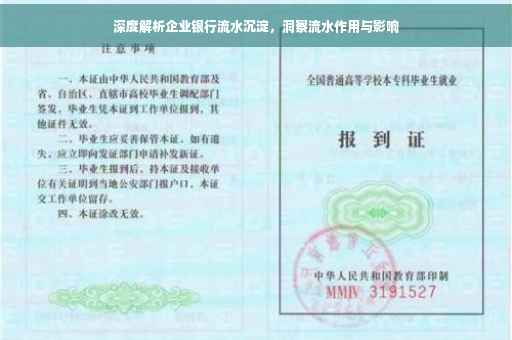深度解析企业银行流水沉淀，洞察流水作用与影响