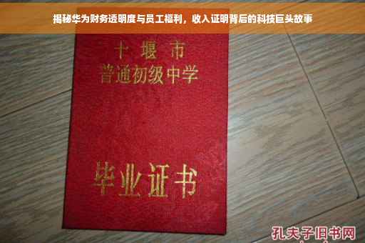 揭秘华为财务透明度与员工福利，收入证明背后的科技巨头故事