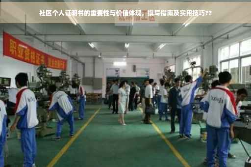 社区个人证明书的重要性与价值体现，撰写指南及实用技巧??
