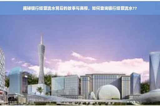 揭秘银行经营流水背后的故事与真相，如何查询银行经营流水??