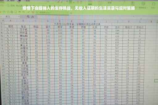 疫情下自媒体人的生存挑战，无收入证明的生活实录与应对策略