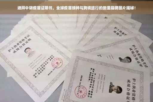 迪拜中转疫苗证明书，全球疫苗接种与跨境旅行的新里程碑图片揭秘！