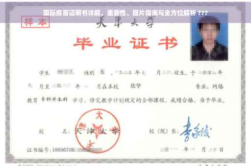国际疫苗证明书详解，重要性、图片指南与全方位解析 ???
