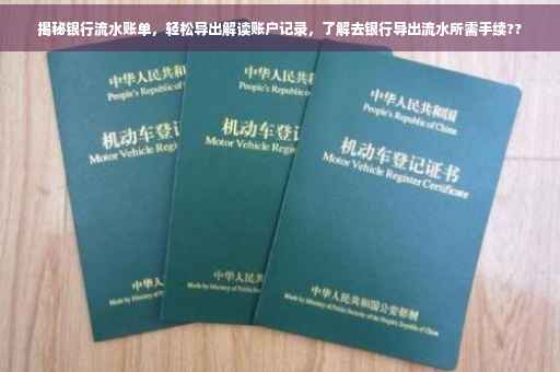 揭秘银行流水账单，轻松导出解读账户记录，了解去银行导出流水所需手续??
