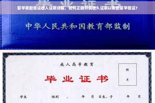 留学更新签证收入证明详解，如何正确开具收入证明以更新留学签证？