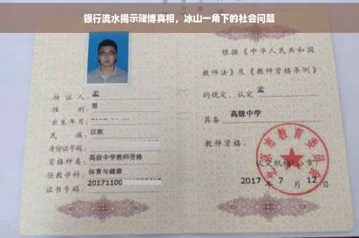 银行流水揭示赌博真相，冰山一角下的社会问题