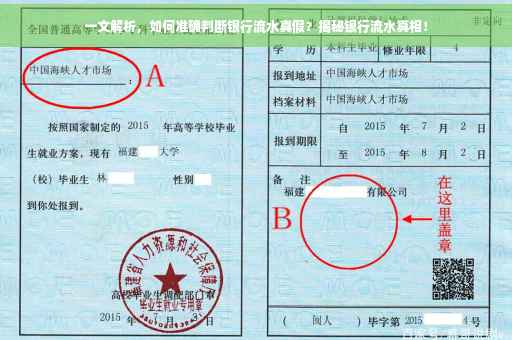 一文解析，如何准确判断银行流水真假？揭秘银行流水真相！