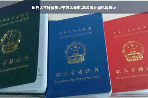 国外大学计算机证书怎么考的,怎么考计算机等级证