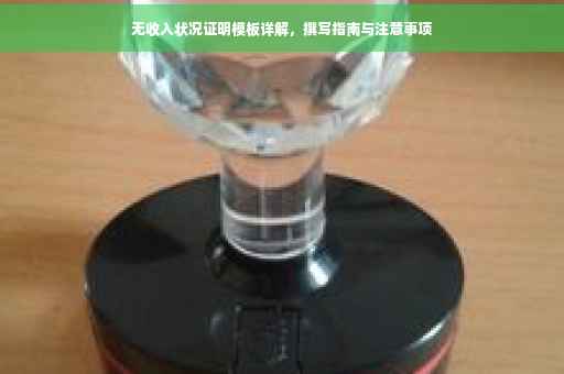 无收入状况证明模板详解，撰写指南与注意事项