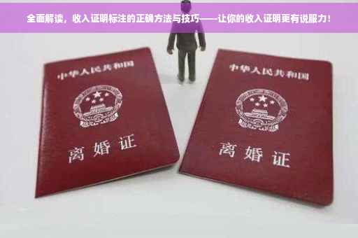 全面解读，收入证明标注的正确方法与技巧——让你的收入证明更有说服力！