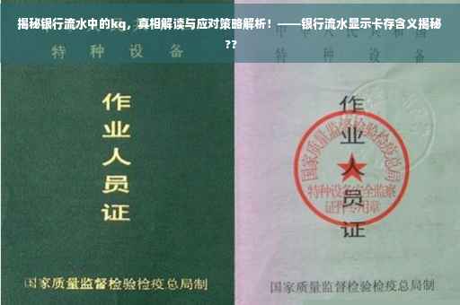 揭秘银行流水中的kq，真相解读与应对策略解析！——银行流水显示卡存含义揭秘 ??