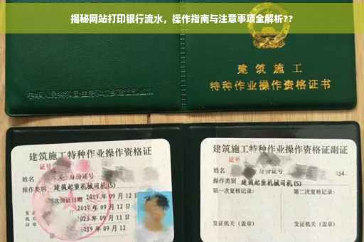 揭秘网站打印银行流水，操作指南与注意事项全解析??
