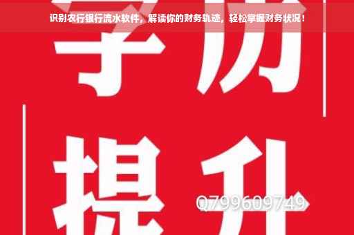 识别农行银行流水软件，解读你的财务轨迹，轻松掌握财务状况！