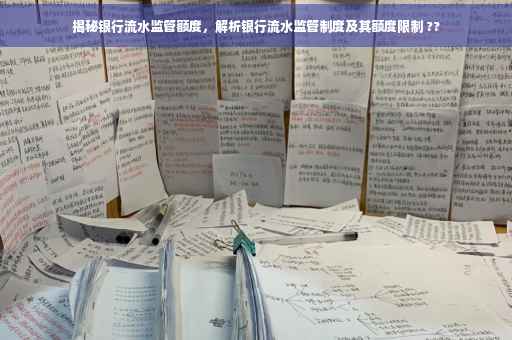 揭秘银行流水监管额度，解析银行流水监管制度及其额度限制 ??