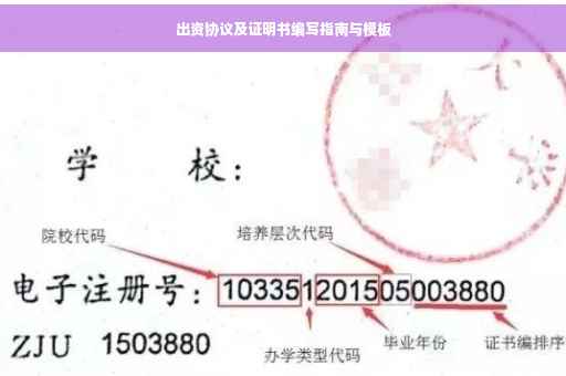 出资协议及证明书编写指南与模板