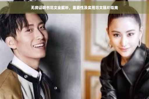 无房证明书范文全解析，重要性及实用范文图片指南