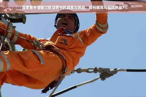 深度解析酒精过敏证明书的真相与挑战，如何撰写与应对挑战？