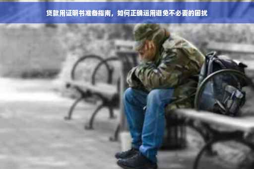 贷款用证明书准备指南，如何正确运用避免不必要的困扰