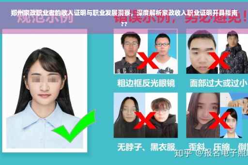 郑州家政职业者的收入证明与职业发展洞察，深度解析家政收入职业证明开具指南??
