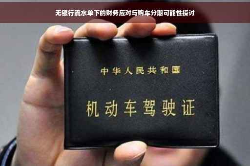 无银行流水单下的财务应对与购车分期可能性探讨