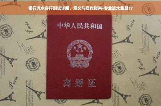 银行流水穿行测试详解，意义与操作指南-专业流水测算??