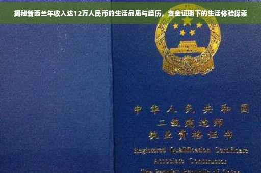 揭秘新西兰年收入达12万人民币的生活品质与经历，资金证明下的生活体验探索