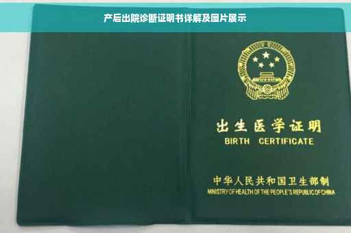 产后出院诊断证明书详解及图片展示
