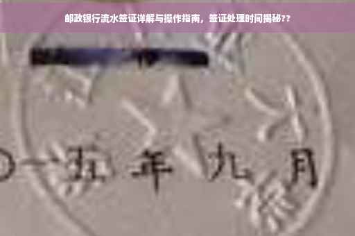 邮政银行流水签证详解与操作指南，签证处理时间揭秘??
