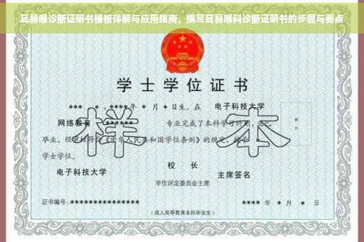 耳鼻喉诊断证明书模板详解与应用指南，撰写耳鼻喉科诊断证明书的步骤与要点