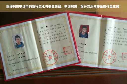 揭秘房贷申请中的银行流水与美金关联，申请房贷，银行流水与美金操作全攻略！