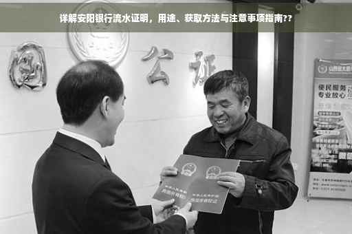 详解安阳银行流水证明，用途、获取方法与注意事项指南??