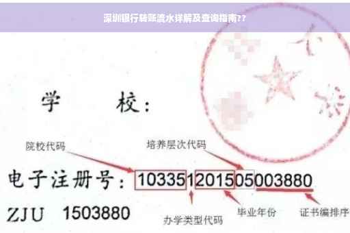 深圳银行转账流水详解及查询指南??