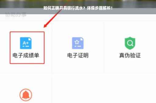 如何正确开具银行流水？详细步骤解析！