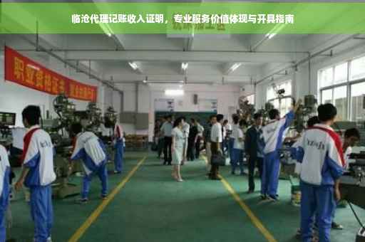 临沧代理记账收入证明，专业服务价值体现与开具指南