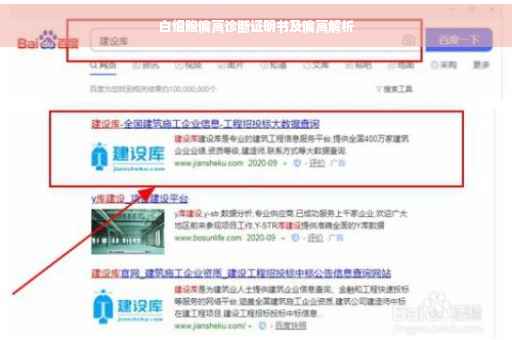 白细胞偏高诊断证明书及偏高解析