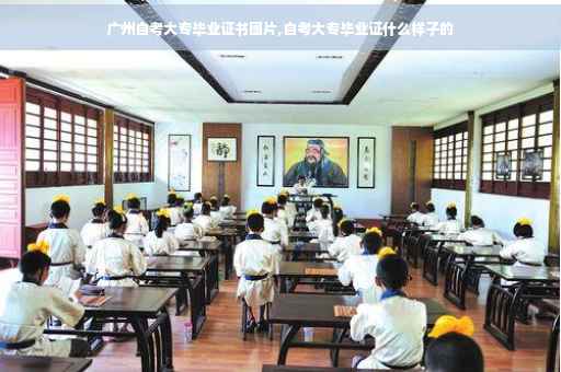 广州自考大专毕业证书图片,自考大专毕业证什么样子的