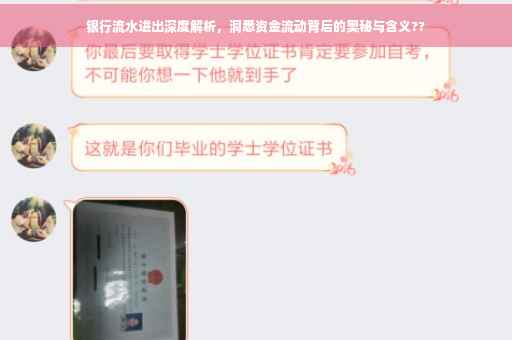 银行流水进出深度解析，洞悉资金流动背后的奥秘与含义??