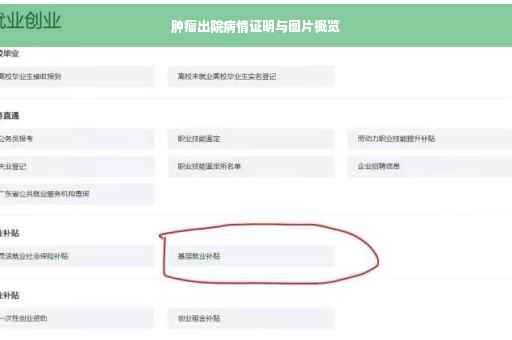 肿瘤出院病情证明与图片概览